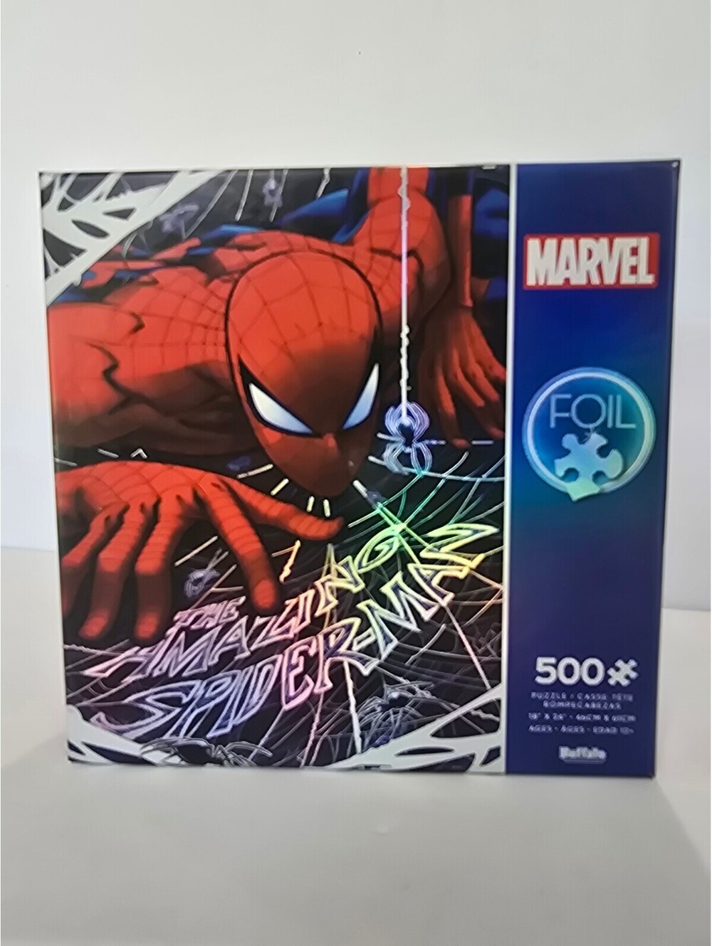 Marvel Foil 500-Piece Puzzle - The Amazing Spider-Man by Buffalo Games